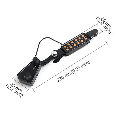 Acoustic Guitar Pickups Sound Hole Pickup Transducer Amplifier Musical Instruments Pickup For Guitar