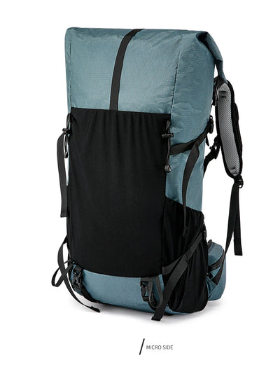 30L Hiking Backpack Daily Travel Wear-Resistant Waterproof Professional Climbing Large Capacity Roll-Up Shoulder Bag 2025 New