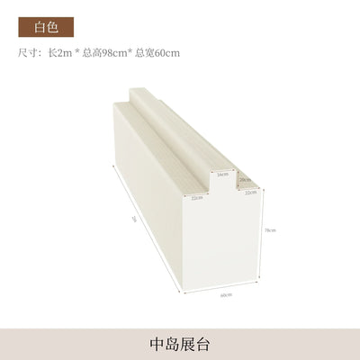 Booth Multi-layer Strip Display Stand Product Boutique Table Commercial Showcase Folding Exhibition Floor Display Rack