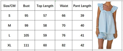 Womens Summer Solid Color 2 Pieces Set Ruffle Sleeveless Sling Square Collar Vest Shorts Tank Top Outfits Lounge Matching Sets
