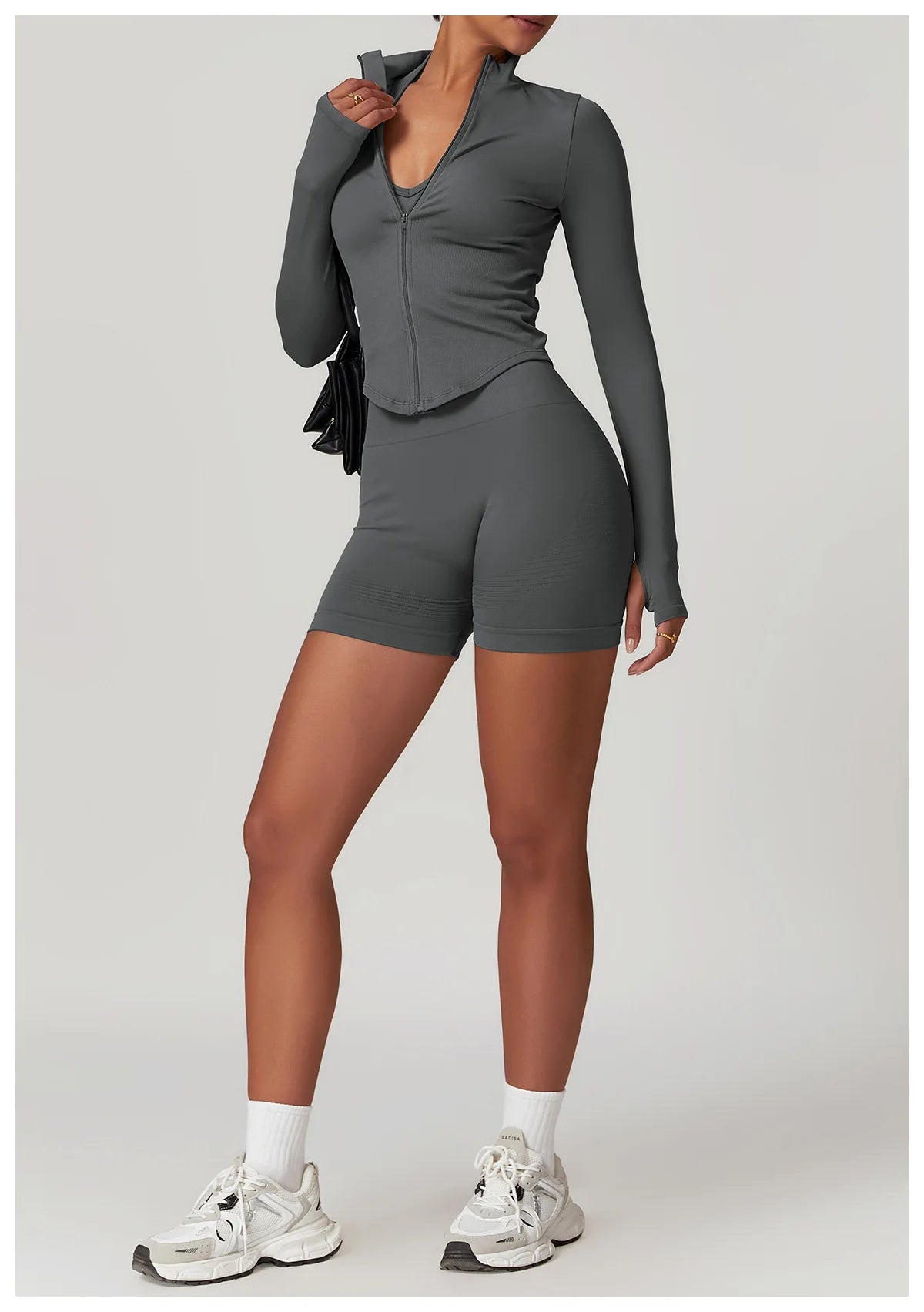 Seamless Athletic Wear Women's Clothes 2 Pieces Yoga Set Workout Sportswear Gym Clothing High Waist Leggings Fitness Sports Suit