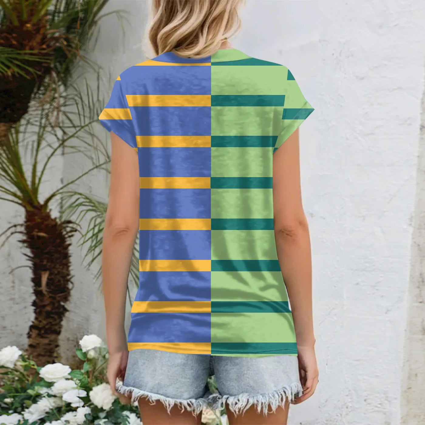 Womens Summer Tops Going Out Workout Outfits Spring Short-sleeved T Shirts Business Casual Dressy Fashion Trendy Clothes 2025