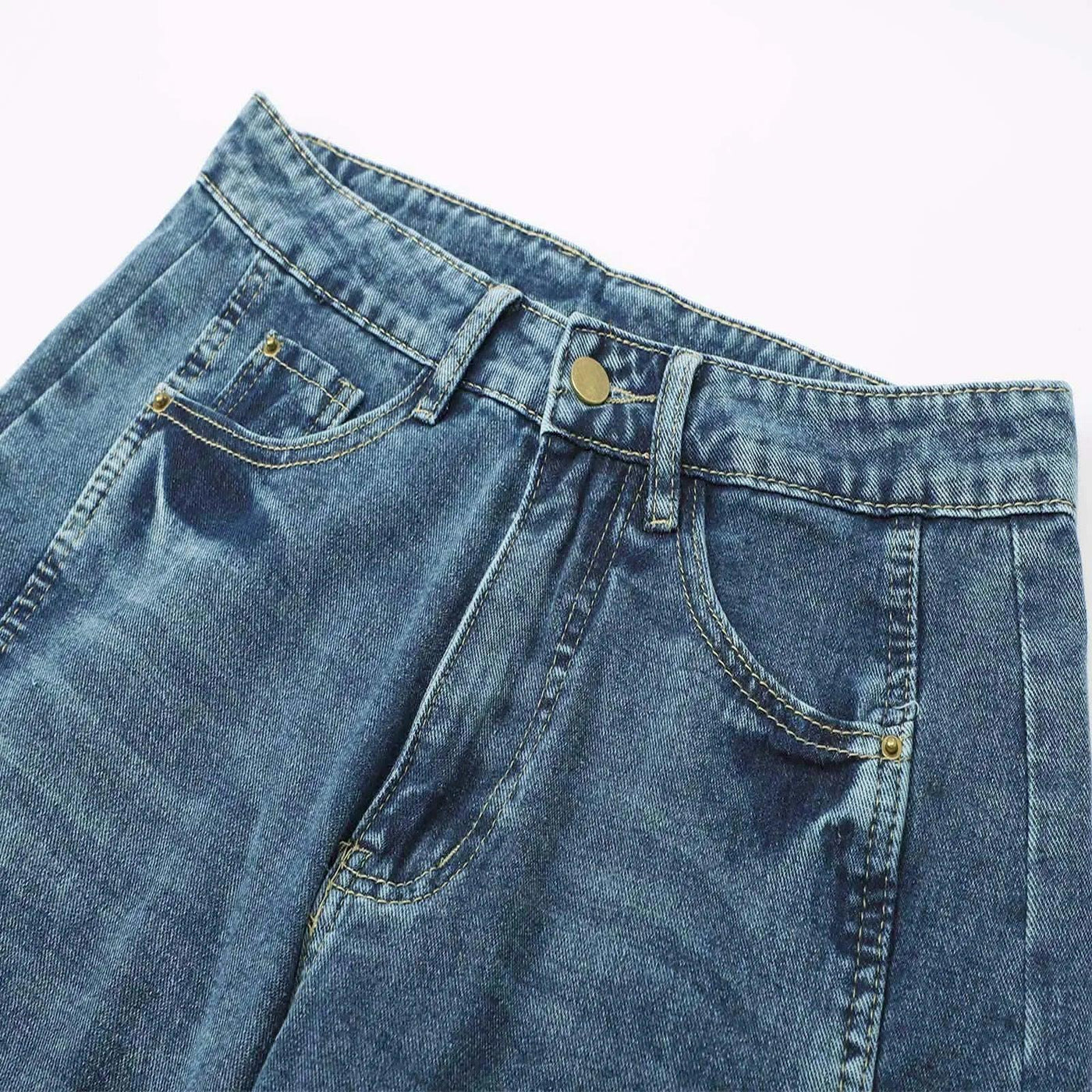 Designer Wide Leg Pants For Women Mid Rise Barrel Jeans For Women Wide Leg Mid Waist Cropped Denim Summer Shorts For Women Jean