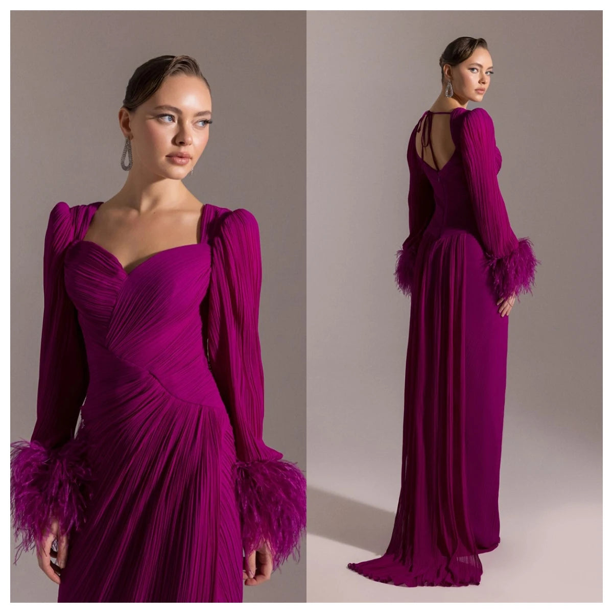 Wedding Dress for Women Luxurious Evening Dresses 2025 Woman Robe Soiree Long Elegant Evening Dress Party Ball Gown Customized