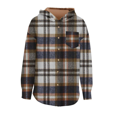 Women Chic Jackets Autumn Winter Lapel Patchwork Coats Casual Office Jacket