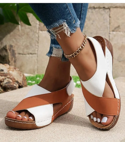 Summer Sandals Shoes Women Party Sandals For Women Outdoor Sandals Ladies Wedge Walking Shoes Beach Female Sandal Women Footwear