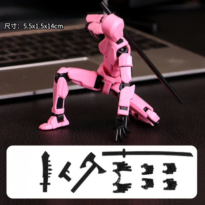 Multi-Jointed Movable Shapeshift Robot 2.0 3D Printed Mannequin Dummy 13 Action Figures Toys Kids Adults Parent-children Games
