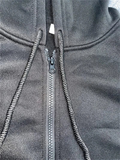 Zipper Hoodies Women/Men Trendy Long Sleeve Hooded Fleece Sweatshirt Casual Campus Streetwear Sportswear Hot Sales High Quality