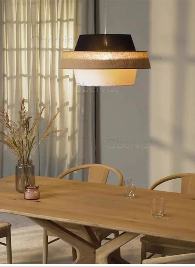 Nordic Fabric Chandelier Lighting Living Dining Bedroom Modern Restaurant E27 Pendant Lights Home Decor Hanging Lamps Fixtures