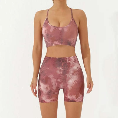 Women's Fitness Clothing Gym Sport Outfit for Woman Sweatsuit Lady Sets Womens Clothes Gym Women 2 Piece Set Outfit Sports Bra