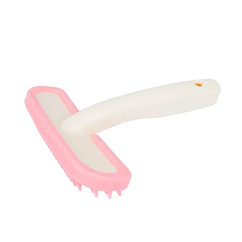 OUWO Pet Cat Brush Massage Comb Silicone Cat Toy Cat Brush Cat Scratcher Massage Self Groomer Comb Pet Cat Corner Scratcher
