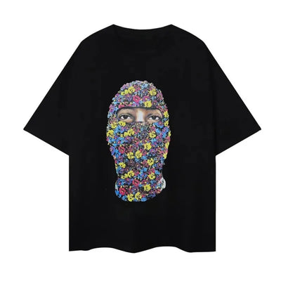 2025 Brand Designer Mens T-Shirts IH NOM UH NIT Letter Masked Men Printed Casual Short Sleeve Men Women 100% Cotton