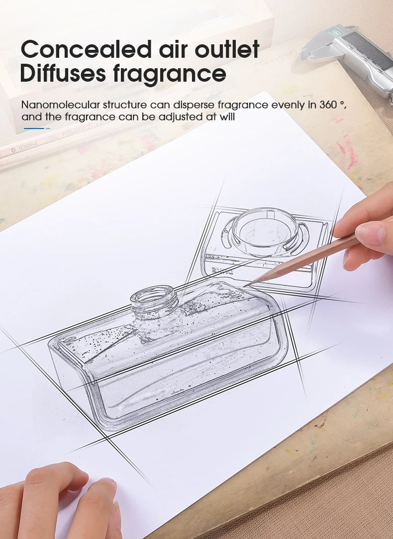 Car Fragrance Aromatherapy Diffuser Car Scents Air Freshener Eliminate Car Odors Long-Lasting Scent Indoor And Home Use