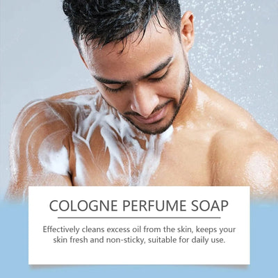 Bath Soap for Men Long Lasting Fragrance Even Skin Tone Oil Control Deep Cleansing Pores Shrinking Eliminate Odor Exfoliate Soap