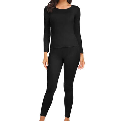 Thermal Underwear Women Autumn Winter Under Layer Clothes New Warm Pajamas Sets for Female 2 Pieces Long John Top Legging