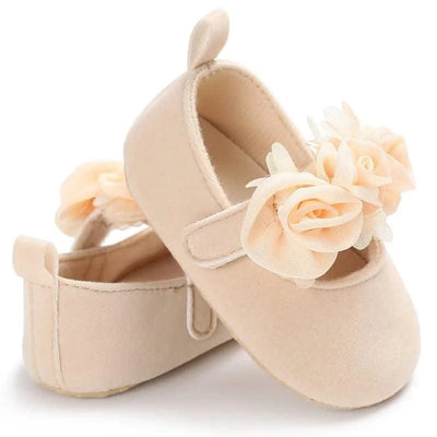 Children's Soft-Soled Flat Shoes With Design | Baby Shoes For All Seasons 0-1 Year Old |Girls Princess Shoes | First Walkers