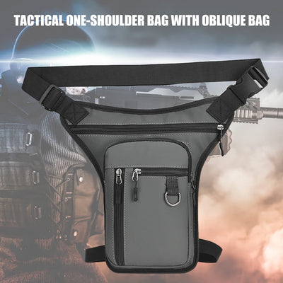 Men Drop Leg Bag Waist Bag for Men Fanny Pack Phone Purse Motorcycle Riding Shoulder Cross Body Thigh Male Hip Belt Waist Bags