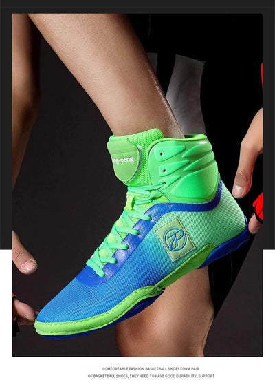 Men Wrestling Shoes Original Boxing Shoes Breathable Training Fighting Sneakers Casual Sports Professional Gear Wrestling Boots