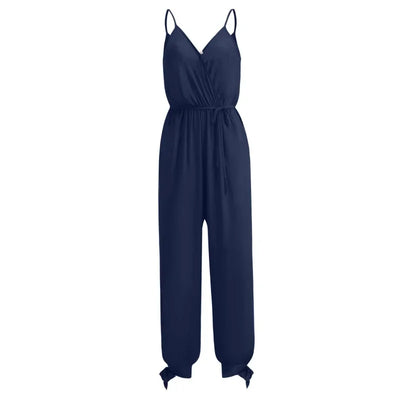 Female Jumpsuit For Women 2025 Summer Floral Print Womens Trousers Bohemian Rompers Jumpsuit Long Pants Overalls Female mujer