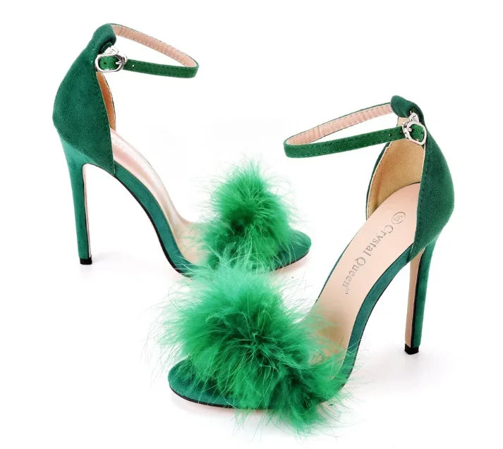 XIHAHA Fashion Sandals Women's Shoes Summer High Heels Stiletto Elegant Party Sexy Designer Woman Fish Mouth Sandals Dance Shoes