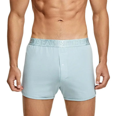 2024 Men's Cotton Jersey Boxer Short Loungewear Underwear Loose Fit Underpants Sleepwear Shorts Boxers for Men