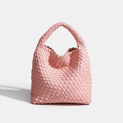 Designer bag Luxury 2024 woman bag Brand New Product PU Small size hand-woven bucket bag High quality Women's handbag