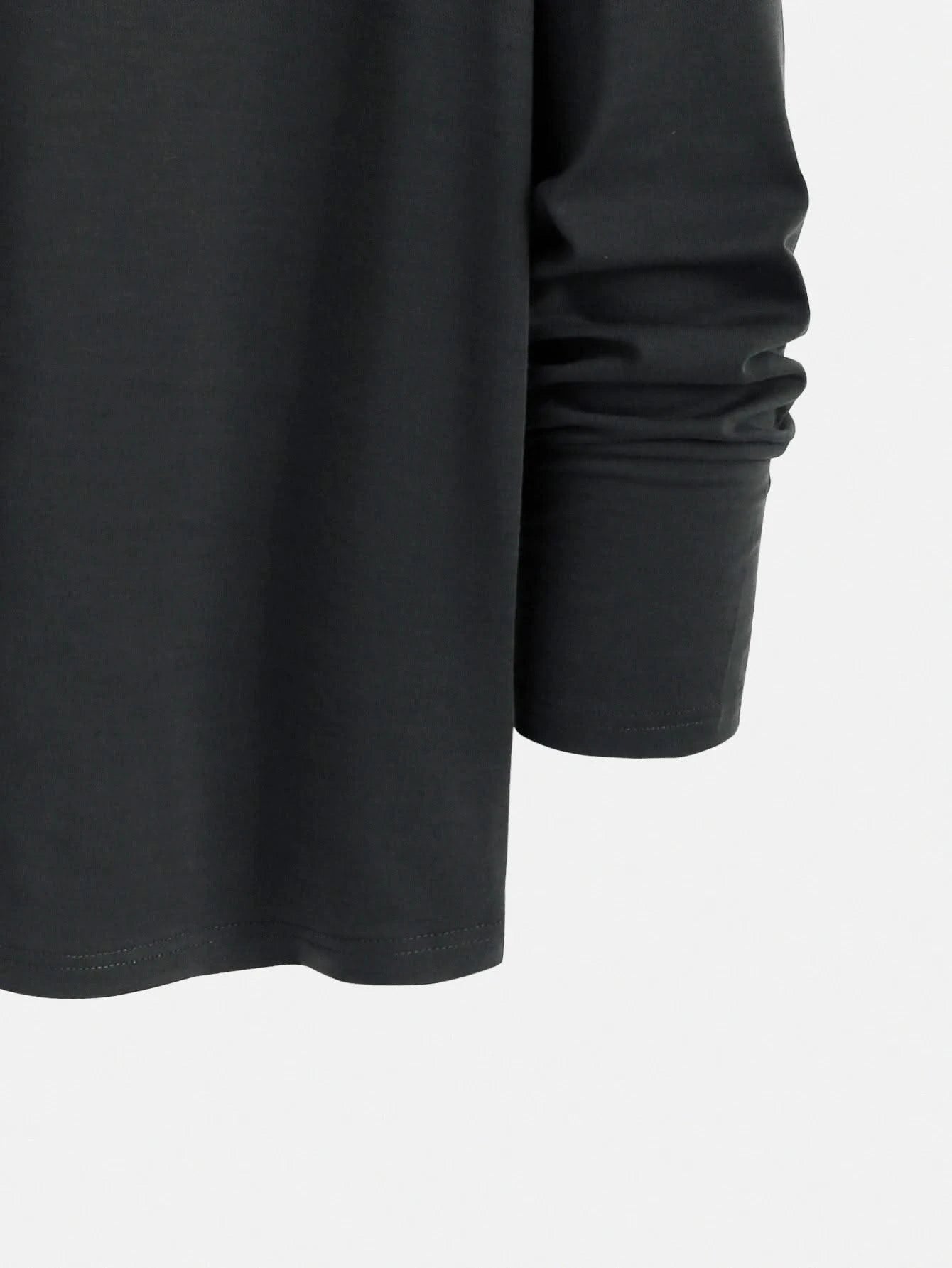Trendy printed round neck long-sleeved T-shirt | Versatile |Casual Tops | Men's T-shirt