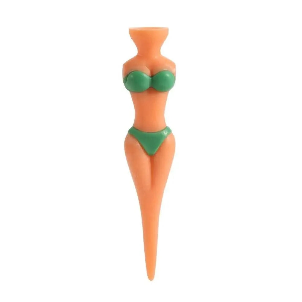 5 Pcs/Lot Women Ball Holder Lady Model Bikini Outdoor Golf Tees Golf Training Golf  Accessories Clubs Tee