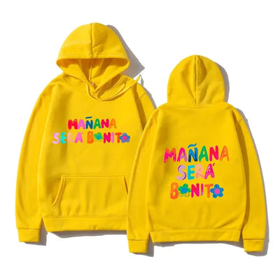 Men's Hoodies Manana Sera Bonito Bichota Karol G Women Sleeve Print Women Graphic Hooded Sweatshirt O Neck Trendy Clothes