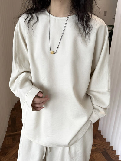 2025 Women Spring Two Pieces Suits Long Sleeve Cotton Blouses With Long Pants Wide Leg Two Pieces Sets Boho Suits Ladies Outfits
