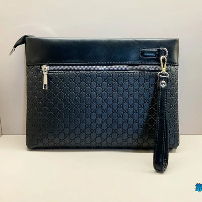 Designer Business Bag Leather Men Clutch Bag Fashion Sling pack Unisex Handbag Travel Passport certificate Card pack Phone Purse