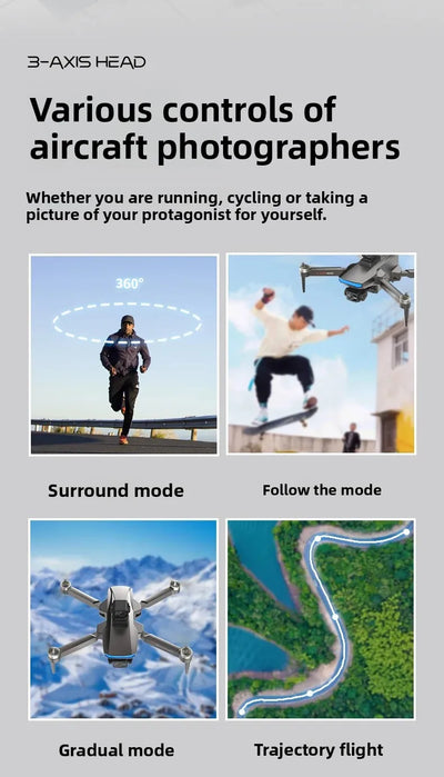 new product Q7 three-axis gimbal high-definition aerial photography drone automatically returns and remotely controls avoidance