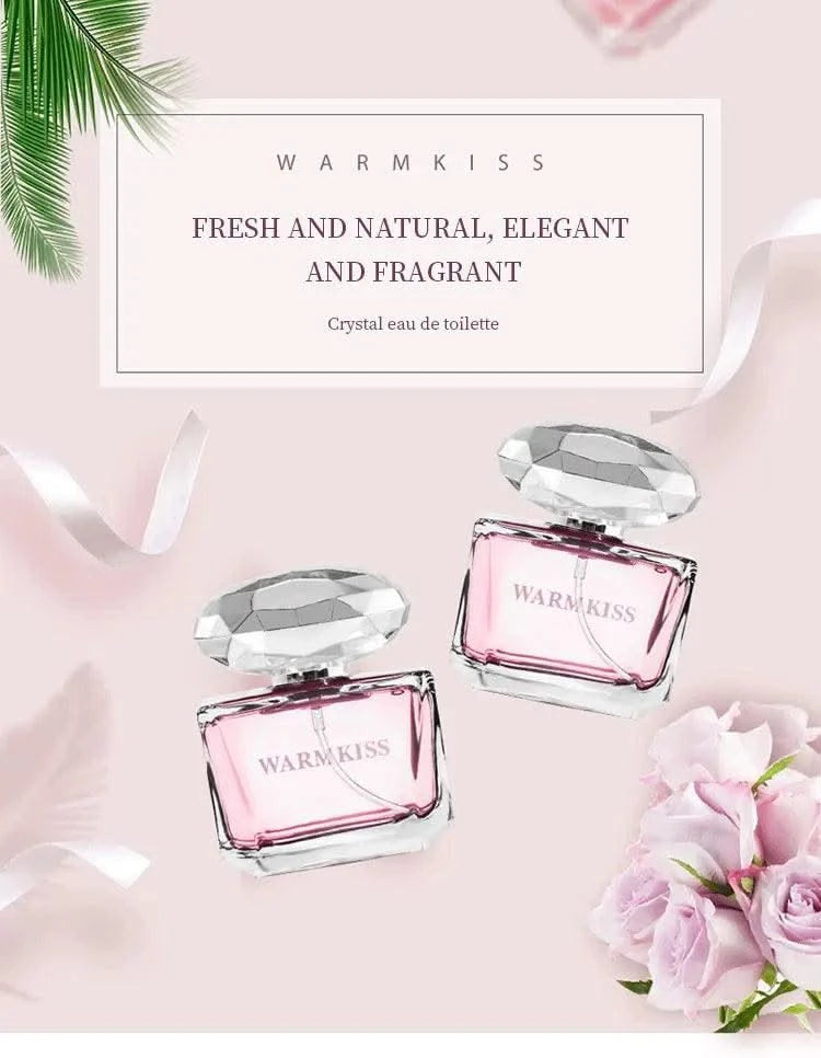 Luxury diamond women's perfume, spray flirting, long-lasting fresh floral and fruity fragrance, romantic and attractive birthday