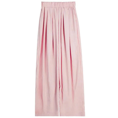 Women's wide-leg pants: new spring and autumn styles for versatile sports casual pants.