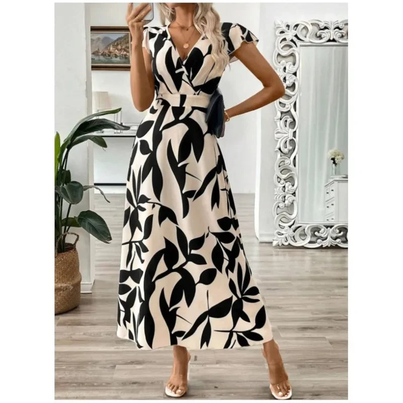 summer dress woman 2025 vestidos para mujer fashion vestidos print party dresses vacation dress long dresses for woman clothing