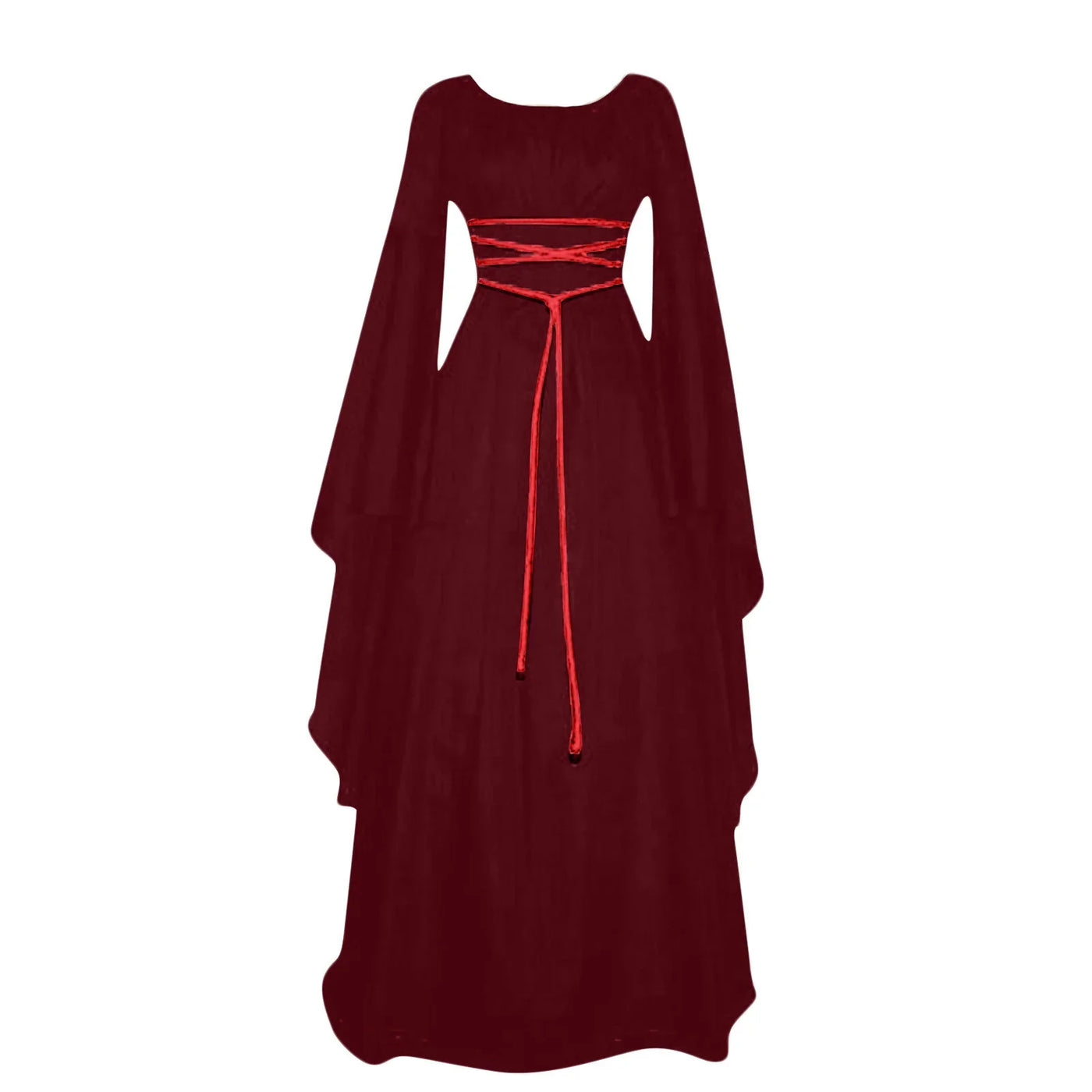 Women Dresses Vintage Medieval Cosplay Costume Ghost Witch Vampire Gothic Dress Halloween Christmas Masquerade Party Dress