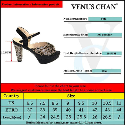 Embroidery Italian Design Pointed-Toe High-heeled Shoes and Bags Set for Women