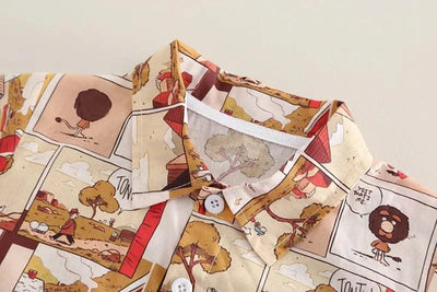 Baby Children's Summer Clothes Set 1-5Y Cartoon Printed Shirt and Shorts Casual Boys 2Pcs Suit Kid's Short Sleeve Outfit