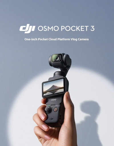 DJI Osmo Pocket 3 Handheld PTZ Smart Travel with An Inch Pocket PTZ Camera Handheld Vlog Camera Outdoorl Gifts