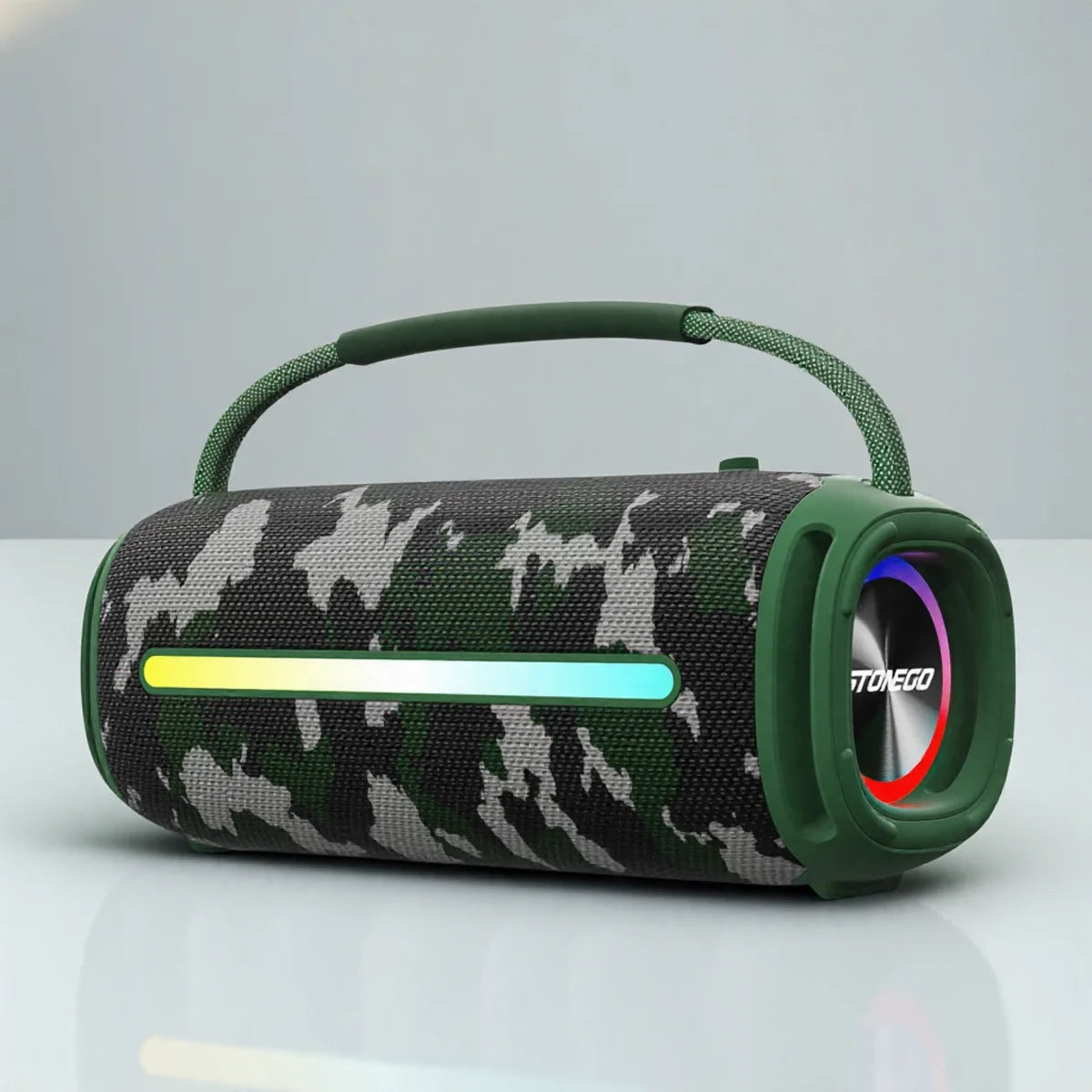 Portable Bluetooth 5.3 Speaker RGB Lantern Waterproof IPX6 High Power Audio Outdoor Wireless Speaker