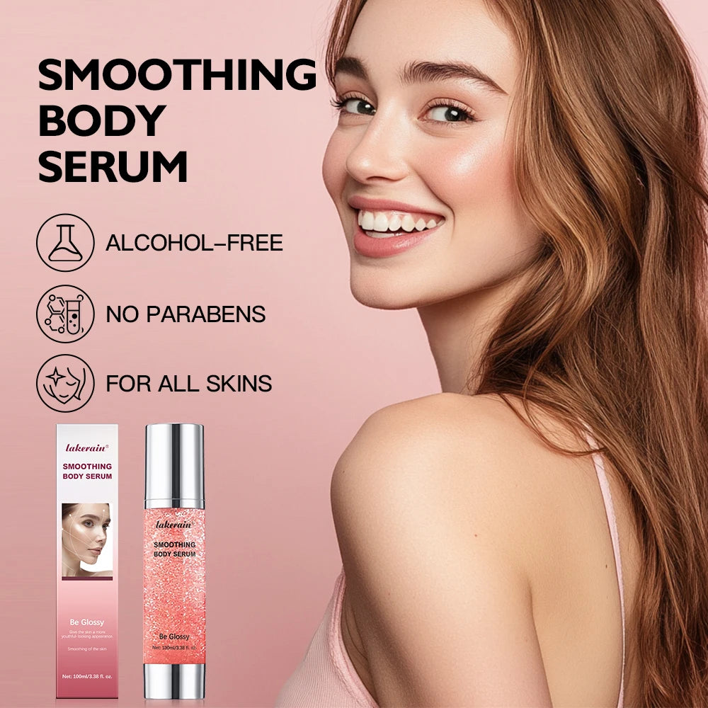Smoothing Body Serum Face Serum Moisturizing brightning Vitamin E Hyaluronic Acid Facial Serum Shrink Pores BGlossy Body Serum