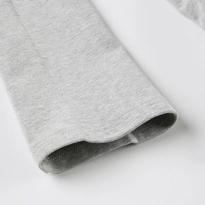Women Fashion Lounge Set Vintage 2 Piece Outfit Spring Autumn V Neck Waist Tie T-shirt+Elastic Waist Pants Long Sleeve Crop Tops