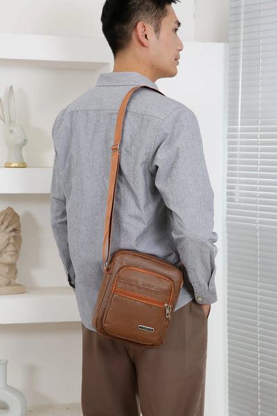 Men Nylon Shoulder Bag Messenger Bag Casual Waterproof Nylon Zipper Pocket Handbag Fashion Tote Travel Male Crossbody Bags