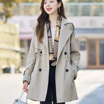 Coats Woman Spring Autumn Windbreaker Jacket for Women High Quality New Products 2025 Trend Fashion Korean Reviews Clothes Style