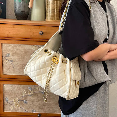 Famous Designer Inspired Elegant Tote Bag: Women's Spacious Leather Handbag With Shoulder Straps, Luxury Ladies
