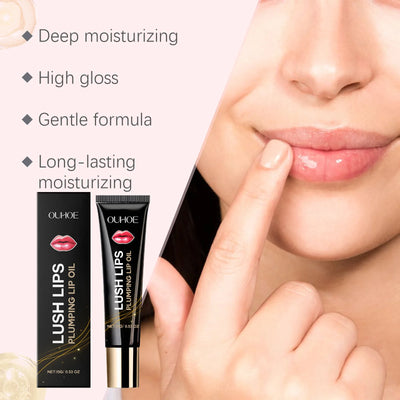 Lip Plumper Oil Instantly Volumising Increase Lip Elasticity Long-lasting Moisturize Lip Plumper Gloss Sexy Beauty Makeup