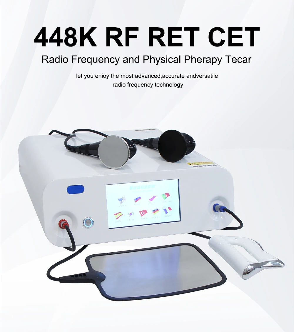 448K Face Lifting Thermo Therapy Machine CET RET Skin Tightening Anti-wrinkle Beauty Equipment Fat Burner Slimming Weight Loss
