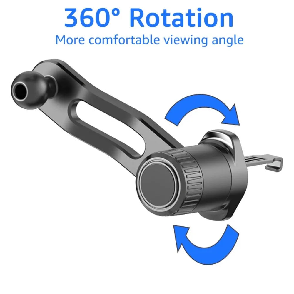 Magnetic Car Phone Mount for Magsafe with Extended Arm Universal Strong Magnet Car Air Outlets Mobile Phone Holder Support