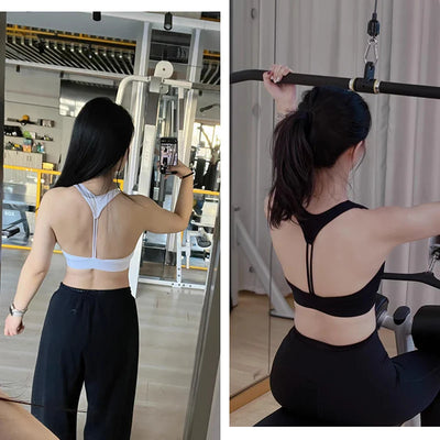 High-intensity Sports Underwear for Women Professional Shock-proof and Anti-sagging Yoga Vest Bra Running Fitness Clothing Top