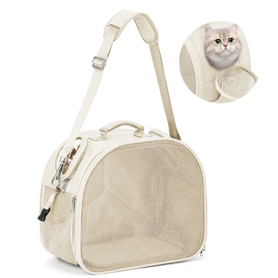 Cat, Dog Carrier Bag for Pets Up to 13 Lbs, Carrier for Medium Small Cats Dogs Airline Approved Travel Carry As Pets Go to Home